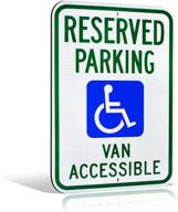 reflective aluminum handicap accessible wheelchair logo