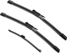 img 4 attached to 🚗 Original Equipment Front and Rear Wiper Blades for Ford Explorer 2011-2018 - Set of 3 Replacement Blades - OE# BB5Z-17528-E/D/A