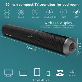 img 1 attached to 🔊 Wohome Sound Bar S88: Immersive 3D Surround Sound for Home Theater Experience with Bluetooth 5.0