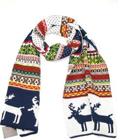 img 4 attached to 🧣 Snowflake Christmas Scarfs: Perfect Men's and Women's Accessories