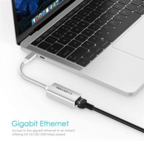 img 2 attached to LENTION USB C to Gigabit Ethernet Adapter: High-Speed Network Converter for MacBook Pro, iPad Pro, Chromebook, and More