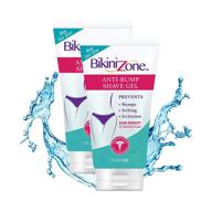 👙 bikini zone anti-bumps shaving gel - 5 fluid ounces (pack of 2) logo