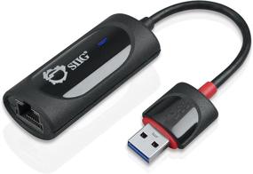 img 3 attached to 🔌 SIIG USB 3.0 Gigabit Ethernet LAN Adapter for Windows & Mac - Black Gen 2 (JU-NE0611-S2)