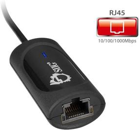 img 2 attached to 🔌 SIIG USB 3.0 Gigabit Ethernet LAN Adapter for Windows & Mac - Black Gen 2 (JU-NE0611-S2)