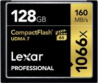 💾 lexar professional 128gb 1066x speed compactflash карта памяти для сверхбыстрой передачи данных 160mb/s логотип