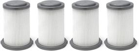 img 3 attached to 🔍 Fette Filter - Vacuum Filters Compatible with Black + Decker POWERSERIES PRO 2in1 Cordless Vacuums HCUA525 Series. Replaces Part # CUAHF10 (4-Pack)