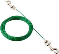 🐶 secure your puppy with the boss pet products q2220-000-99 puppy tie out cable 20' logo