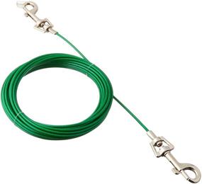 img 1 attached to 🐶 Secure Your Puppy with the Boss Pet Products Q2220-000-99 Puppy Tie Out Cable 20'