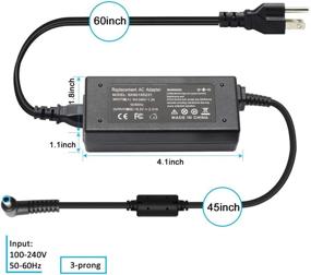 img 1 attached to 💪 Powerful 45W AC Adapter Laptop Charger for HP Pavilion & Spectre