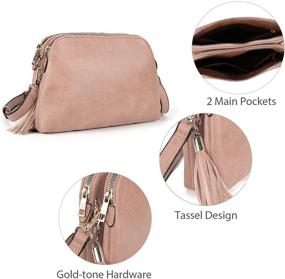 img 1 attached to Lightweight Crossbody Handbags with Double Pockets - Women's Handbags & Wallets for Stylish Crossbody Bags