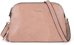 img 4 attached to Lightweight Crossbody Handbags with Double Pockets - Women's Handbags & Wallets for Stylish Crossbody Bags