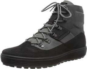 img 4 attached to ECCO Mens SOFT Sneaker Black Men's Shoes
