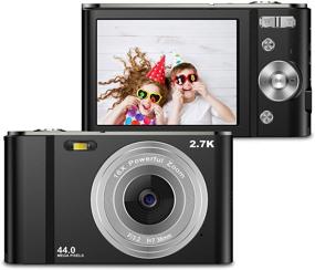 img 4 attached to 📸 VAFOTON Digital Camera 2.7K 44MP - Compact Pocket Camera with 2.8" LCD, 16X Zoom - Ideal for Adults, Seniors, Students, Kids, Beginners