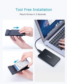 img 1 attached to 📁 ORICO USB3.0 to SATA III 2.5" External HDD Enclosure - Tool Free, UASP Supported