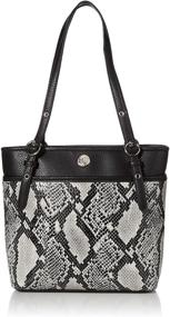 img 4 attached to Anne Klein Snake Pocket Black