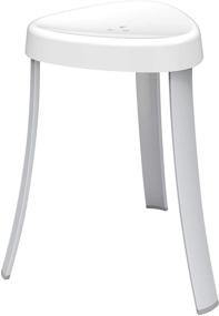img 3 attached to 🛀 White Spa Seat by Better Living Products - Dimensions (w x d x h): 15.25" x 15.25" x 18" Weight: 2.5 lbs