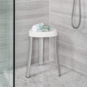 img 1 attached to 🛀 White Spa Seat by Better Living Products - Dimensions (w x d x h): 15.25" x 15.25" x 18" Weight: 2.5 lbs