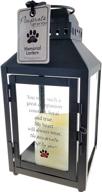 подарочный светильник из черного металла с рисунком лапок "следы, оставленные тобой: памятный подарок 🐾 логотип