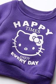 img 2 attached to 🐱 Hello Kitty Infant Girls Sweatsuit: 2-Piece Sweatshirt and Pant Active Set