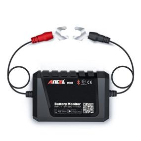 img 4 attached to Монитор батареи ANCEL BM300 - Bluetooth вольтметр для 12В солнечных энергетических систем/автодомов/мотоциклов/лодок/автомобилей/грузовиков - тестирование напряжения зарядки и пусковой системы с сигналом тревоги