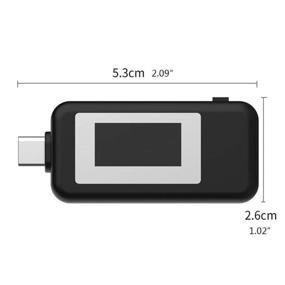 img 3 attached to 📊 ICQUANZX Type-C USB Tester: Accurate USB Power Meter with Color Display for Voltage and Current Measurement