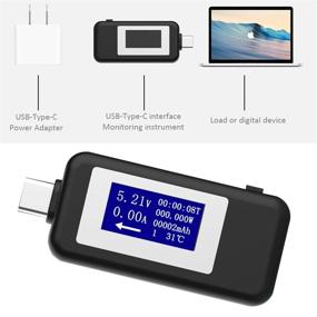 img 1 attached to 📊 ICQUANZX Type-C USB Tester: Accurate USB Power Meter with Color Display for Voltage and Current Measurement