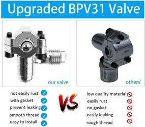 img 1 attached to 🔌 BPV31 Piercing Valve with R134a Refrigerant Charging Hose: Gauge, Can Tap, and Compatibility with R-12/R-22 Port