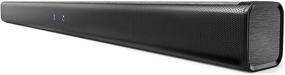 img 4 attached to 🔊 32-Inch Soundbar with Three Equalizer Modes: Wired & Wireless Bluetooth 5.0, Optical/Aux/RCA, Wall Mountable, Remote Control