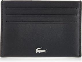 img 4 attached to 💳 Lacoste Men's Black Credit Card Holder