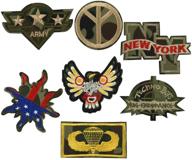 🎖️ 7pcs camouflage iron on patches: military morale sew on appliques for clothes & jackets - perfect decorations for men, women, girls & boys logo