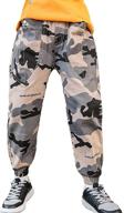 boys' elastic pocket joggers: outdoor trousers, clothing, and pants logo