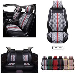 img 4 attached to OASIS AUTO Leatherette Accessories OS 007 Interior Accessories for Seat Covers & Accessories