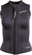 🌊 neo sport men’s and women’s front zipper wetsuit vest - 2.5mm neoprene - maximum uv protection logo