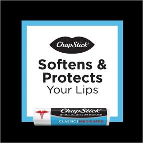 img 2 attached to 💋 ChapStick Classic Medicated Lip Balm: 6-Pack for Healthy, Hydrated Lips!