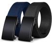 nylon ratchet belts automatic buckle men's accessories for belts logo