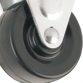 img 3 attached to 🔥 High-Quality Heavy Rubber Caster Wheel for Non-Swivel Material Handling: Top-notch Material Handling Products