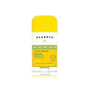 img 4 attached to 🌿 Alaffia Neem Turmeric Lemongrass & Activated Charcoal Deodorant: Odor Protection & Soothing Support from Shea Butter and Aloe Vera, Aluminum-Free, 2.65 Oz