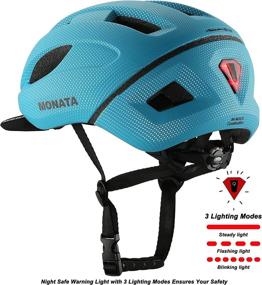 img 2 attached to MONATA Helmet Bicycle Cycling Commuter