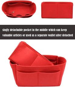 img 3 attached to A Perfect Fit: LEXSION Handbag Organizer HandlesHolder for Women's Accessories - Organize with Ease!