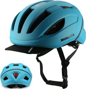 img 4 attached to MONATA Helmet Bicycle Cycling Commuter