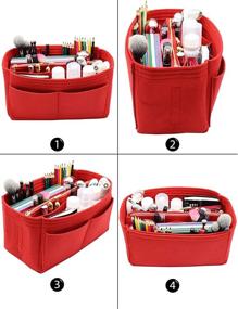 img 1 attached to A Perfect Fit: LEXSION Handbag Organizer HandlesHolder for Women's Accessories - Organize with Ease!