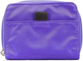 img 4 attached to 💼 Efficient, Sleek and Secure: Big Skinny Women's Zippered Wallet - Perfect for Handbags & Wallets