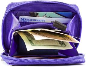 img 2 attached to 💼 Efficient, Sleek and Secure: Big Skinny Women's Zippered Wallet - Perfect for Handbags & Wallets