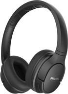 🎧 беспроводные bluetooth-наушники philips actionfit sh402, защита от брызг ipx4, более 20 часов воспроизведения, подавление эха, быстрая зарядка, умная пара и охлаждающие амбушюры - черные (tash402bk) логотип