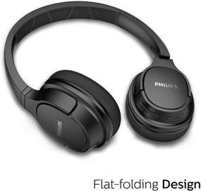 img 2 attached to 🎧 Беспроводные Bluetooth-наушники Philips ActionFit SH402, защита от брызг IPX4, более 20 часов воспроизведения, подавление эха, быстрая зарядка, умная пара и охлаждающие амбушюры - черные (TASH402BK)