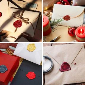 img 1 attached to 🔥 Premium 624PCS Sealing Wax Beads with Tea Candles & Wax Melting Spoon - 24 Color Set