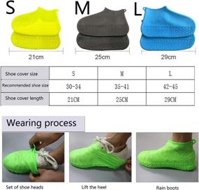 img 3 attached to Silicone Waterproof Portables Stretchable Overshoes