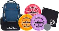 🎒 complete dynamic discs trooper backpack prime burst starter set with disc golf bag, featuring prime burst judge, prime burst truth, and prime burst escape логотип