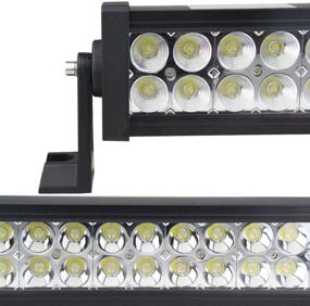 img 2 attached to 🚗 Northpole Light 32" 180W Waterproof LED Light Bar - Off-road, Truck, ATV, SUV, Car - Spot Flood Combo, LED Fog Lights with Mounting Bracket