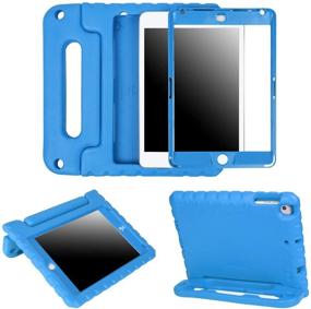 img 4 attached to Прочный чехол HDE для детей iPad Mini 5 и 4 с защитным экраном – ударопрочная подставка, держатель для Apple Pencil – совместим со всеми планшетами 5-го и 4-го поколения iPad Mini